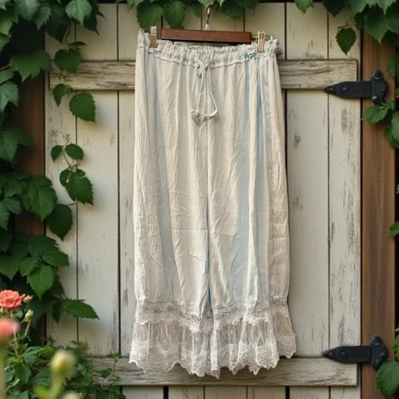 Ice Blue Lacy Pantaloons